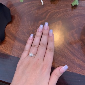 Priscilla Nail Salon - Ombré manicure on solar nails - I asked for the purple tips. - Nail Salons Near Me - Vancouver, Washington Priscilla Nail Salon - Ombré manicure on solar nails - I asked for the purple tips. - Nail Salons Near Me - Vancouver, Washington