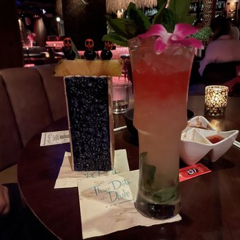 Three Dots and A Dash - Swizzle of the Setting Sun and Three Dots And A Dash - Asian Fusion Near Me - Chicago, Illinois