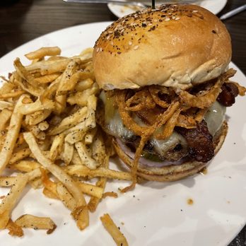 Local Goat - TN Whiskey Glazed Burger - New American Near Me - Pigeon Forge, Tennessee