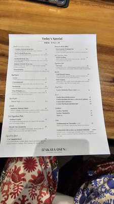 Menu photo 3 IZAKAYA OSEN Irvine, CA
