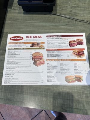 Menu photo 1 Jason's Deli Nashville, TN Menu photo 1 Jason's Deli Nashville, TN
