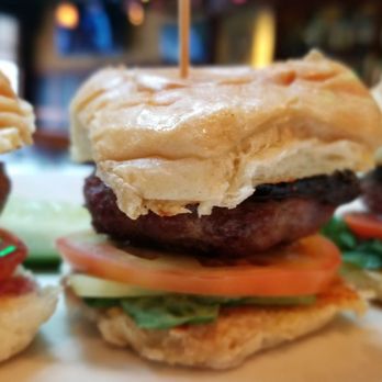 McBride's Pub - Lamb sliders with a sweet fig jam, on toasted bun is cooked medium, juicy and tasty. - Irish Pub Near Me - Providence, Rhode Island