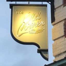 Sorry about the glare from the lights shining on the sign!