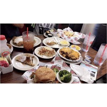 Norma's Cafe - Lunch for three, we all originally ordered either water or a tea but ended up ordering a soda to help us burp to make room for more food! - Southern Near Me - Dallas, Texas