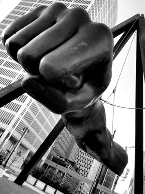 Monument to Joe Louis “The Fist” by null