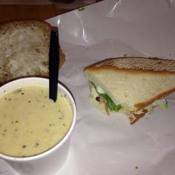 Taste - Half a northerner sandwich, Cajun corn chowder with crab and the side of bread lol - Beer, Wine & Spirits Near Me - Chesapeake, Virginia Taste - Half a northerner sandwich, Cajun corn chowder with crab and the side of bread lol - Beer, Wine & Spirits Near Me - Chesapeake, Virginia