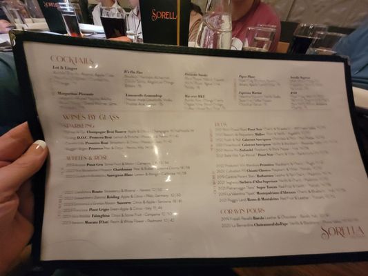 Menu photo 6 Sorella Milwaukee, WI