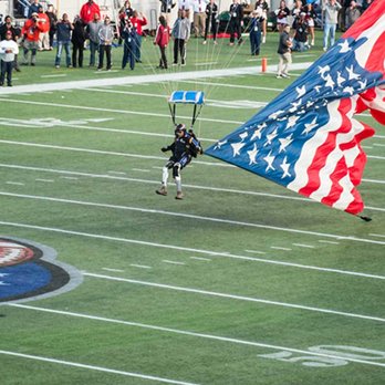 Military Bowl - Navy Seal parachute jump with American flag. Pre-game festivities. - Amateur Sports Teams Near Me - Annapolis, Maryland Military Bowl - Navy Seal parachute jump with American flag. Pre-game festivities. - Amateur Sports Teams Near Me - Annapolis, Maryland