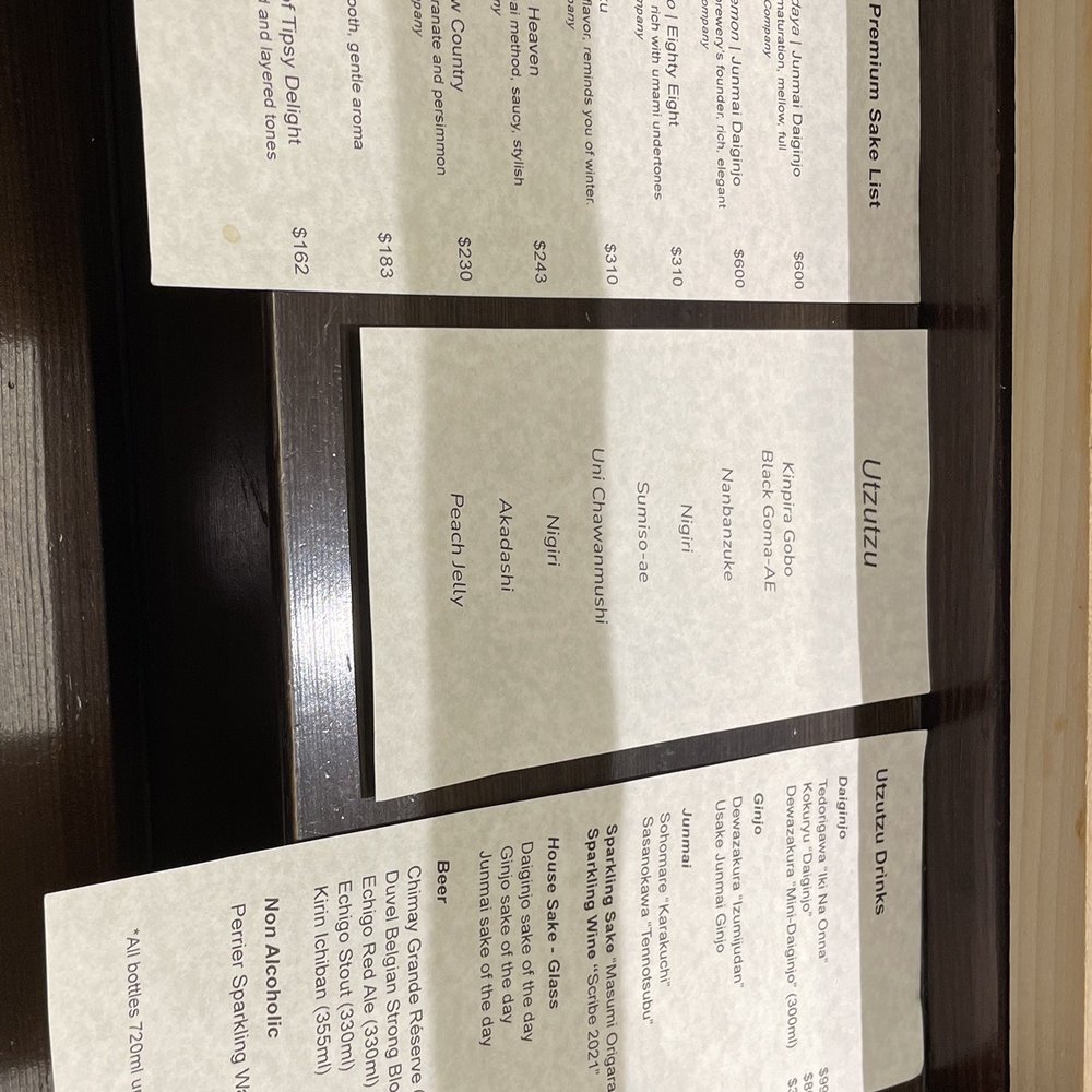 Utzutzu - Menu - Sushi Bars Near Me - Alameda, California Utzutzu - Menu - Sushi Bars Near Me - Alameda, California