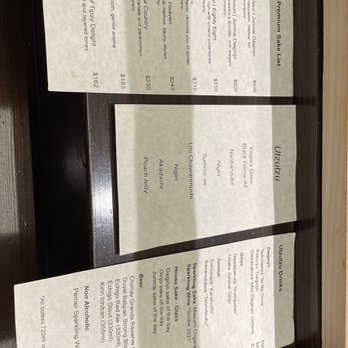 Utzutzu - Menu - Sushi Bars Near Me - Alameda, California Utzutzu - Menu - Sushi Bars Near Me - Alameda, California
