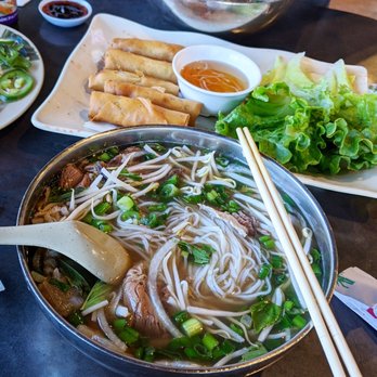 Pho2000 - Pho combo #2 and egg rolls. - Vietnamese Near Me - Artesia, California Pho2000 - Pho combo #2 and egg rolls. - Vietnamese Near Me - Artesia, California