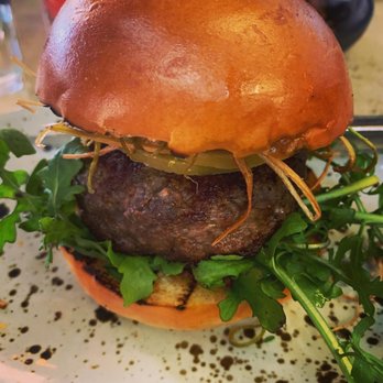 Manuela - Venison burger - New American Near Me - Los Angeles, California Manuela - Venison burger - New American Near Me - Los Angeles, California