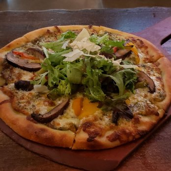 Congregation Brewery & Cocina - Pesto Mushroom Pizza - Pubs Near Me - Pasadena, California