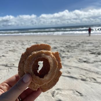Island Donuts & Bagels - My sugared old fashioned on the beach - Donuts Near Me - St. Augustine, Florida Island Donuts & Bagels - My sugared old fashioned on the beach - Donuts Near Me - St. Augustine, Florida