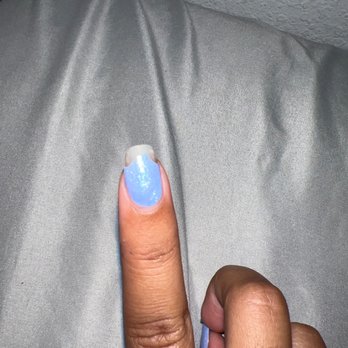 Enchanted Nail Salon - Chipped Nail on my pointer finger that chipped a day after I got them. - Nail Salons Near Me - Orange, California Enchanted Nail Salon - Chipped Nail on my pointer finger that chipped a day after I got them. - Nail Salons Near Me - Orange, California