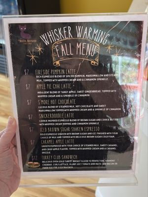 Menu photo 1 The Witty Whisker Cat Cafe St. Augustine, FL Menu photo 1 The Witty Whisker Cat Cafe St. Augustine, FL