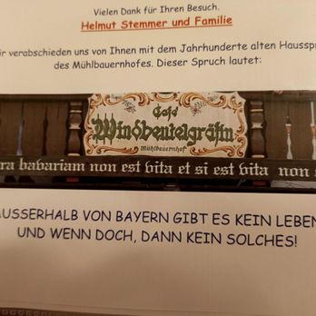 Windbeutelgräfin - Guter Spruch - Cafes Near Me - Ruhpolding, BY