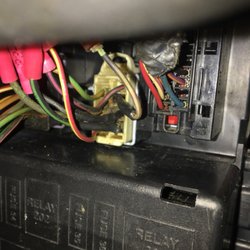 ABC Radiator & Air Conditioning - burnt electrical wires on this vehicle