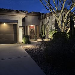 Living Waters Landscape Irrigation And Lighting Service & Repair - Accenting architecture.
