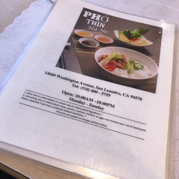 Pho Thin Hanoi - Vietnamese Near Me - San Leandro, California