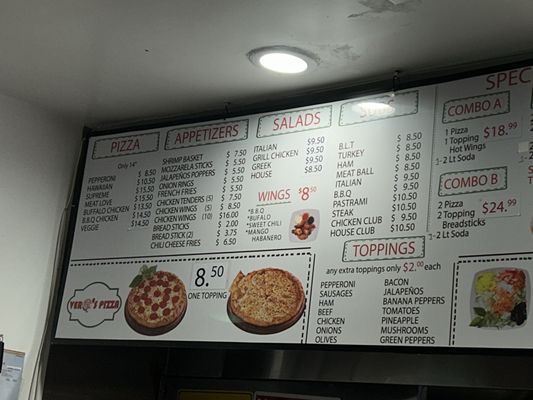Menu photo 1 Vero's pizza Bloomington, CA