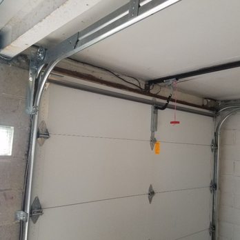 Click-It Garage Doors - Double low head room customize 9x7 door install with 9'2" celling height - Garage Door Services Near Me - McHenry, Illinois
