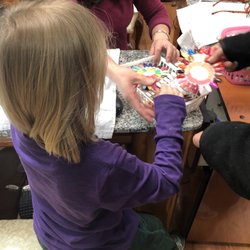 Angel Nails - Daughter picking out colors