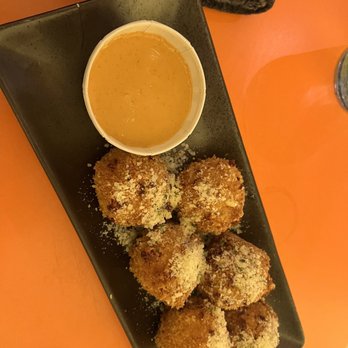 The Sweet Sap - Fried Mac & Cheese Ball - New American Near Me - Flushing, New York The Sweet Sap - Fried Mac & Cheese Ball - New American Near Me - Flushing, New York
