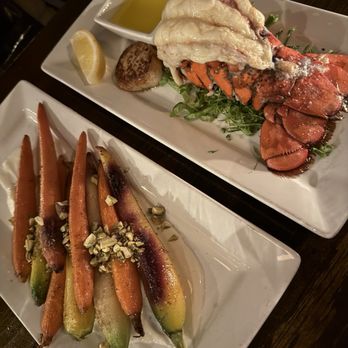 Lucky Day Whiskey Bar - Carrots and lobster tail and scallop - Whiskey Bars Near Me - Buffalo, New York Lucky Day Whiskey Bar - Carrots and lobster tail and scallop - Whiskey Bars Near Me - Buffalo, New York