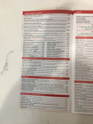 Menu photo 4 Enzo's Pizza And Pasta Exton, PA Menu photo 4 Enzo's Pizza And Pasta Exton, PA