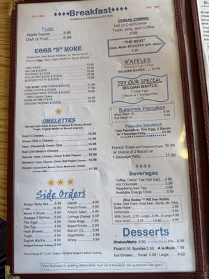 Menu photo 3 Ludlow Cafe Ludlow, CA