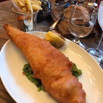 Dean Street Townhouse - Fish & chips ... massive and delicious! - Hotels Near Me - London, XGL