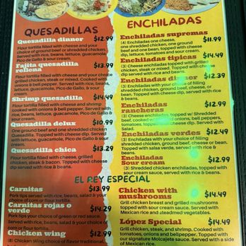 Sabor El Rey - Menu - Mexican Near Me - Salem, Arkansas Sabor El Rey - Menu - Mexican Near Me - Salem, Arkansas