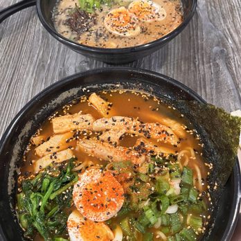 Poke N Chat - Spicy ramen in the front - Bubble Tea Near Me - Vancouver, British Columbia Poke N Chat - Spicy ramen in the front - Bubble Tea Near Me - Vancouver, British Columbia