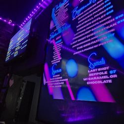 Last Shot Lounge - Menu