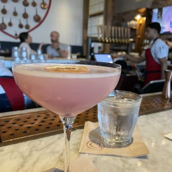 La Gallina - Lavender lemon martini - Mediterranean Near Me - Lynnfield, Massachusetts