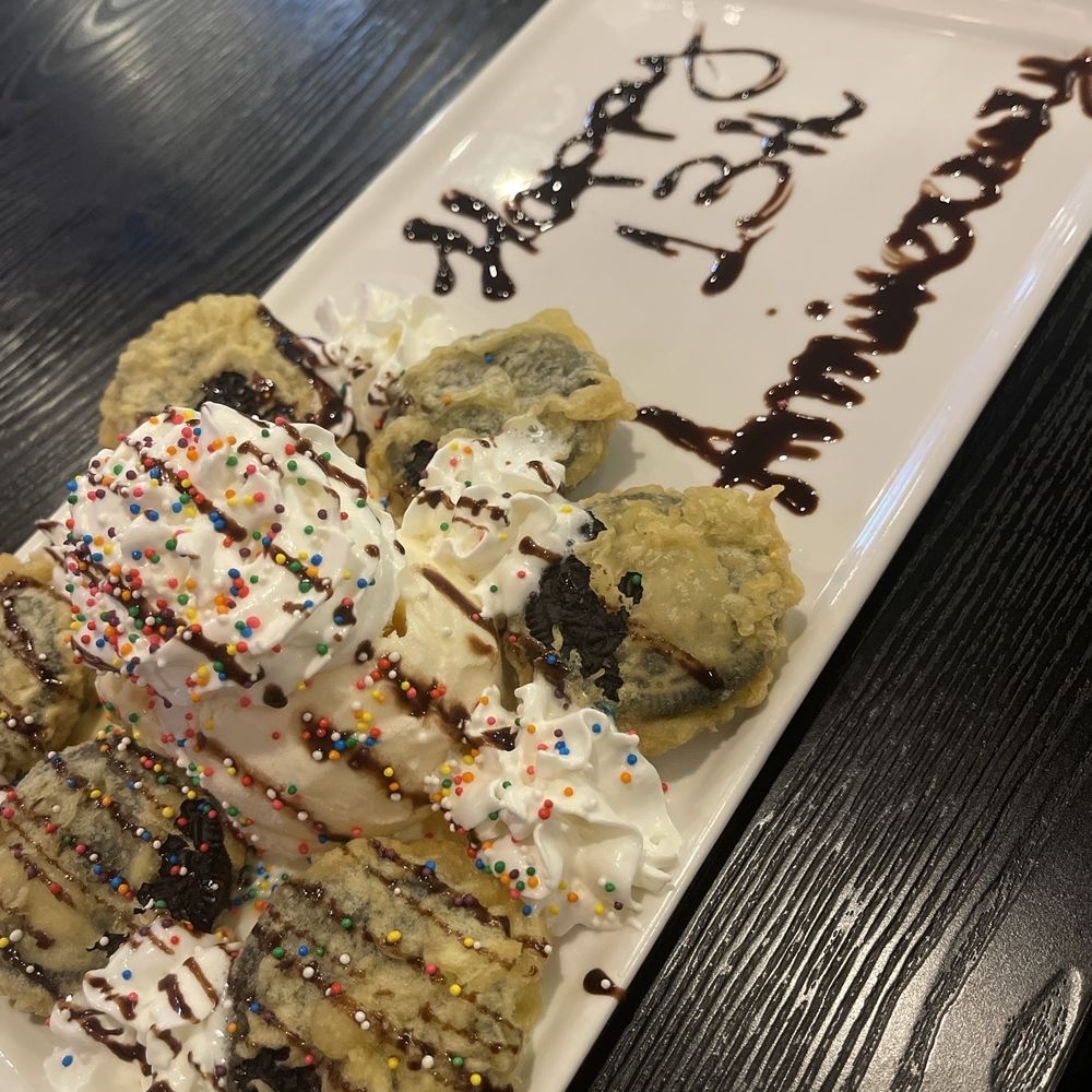 Tsuki Sushi and Grill - Oreo ice cream flavor with a special message - Sushi Bars Near Me - Orlando, Florida Tsuki Sushi and Grill - Oreo ice cream flavor with a special message - Sushi Bars Near Me - Orlando, Florida