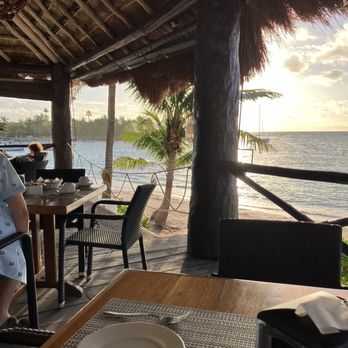 Lol-Ha - Restaurant beach view looking east - Mexican Near Me - Akumal, ROO Lol-Ha - Restaurant beach view looking east - Mexican Near Me - Akumal, ROO