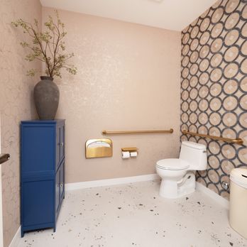 Merit Dental - Clean and modern restroom facilities available for our patients. - General Dentistry Near Me - Cypress, California