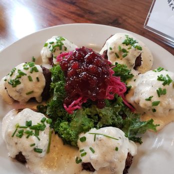 Norse Brewing Company - The meatballs put Ikea to shame!! I have never had a goat cheese gravy before, it was creative and paired perfectly! - Breweries Near Me - Wake Forest, North Carolina
