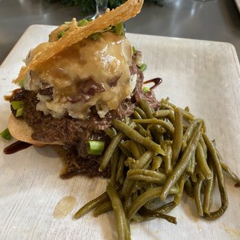 COCO's Cafe & Wine Bar - Beef Manhattan - Comfort Food Near Me - Lawrenceville, Illinois COCO's Cafe & Wine Bar - Beef Manhattan - Comfort Food Near Me - Lawrenceville, Illinois