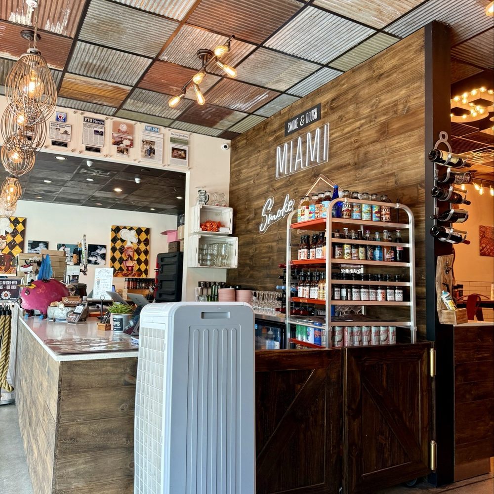 Smoke and Dough - Interior of restaurant - Barbeque Near Me - Miami, Florida