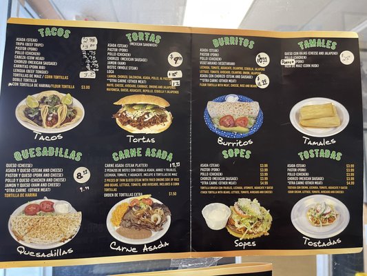 Menu photo 1 El Charro Mexican Store Georgetown, DE