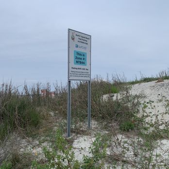 ORV Beach Access - Pay to Park Sign - Beaches Near Me - North Topsail Beach, North Carolina ORV Beach Access - Pay to Park Sign - Beaches Near Me - North Topsail Beach, North Carolina