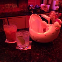 Lekitsch Bar - Bolinho de abobora com carne seca e drinks da casa!