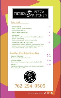 Menu photo 2 Tilted Pi Hiawassee, GA