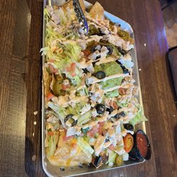 Macho Nachos. With chicken