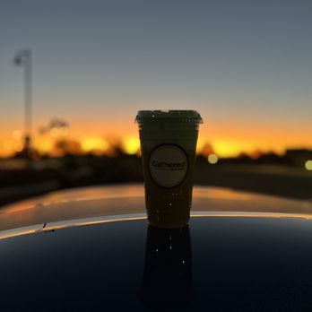 Gathered Grounds - a cup of coffee on top of a car - Coffee & Tea Near Me - Surprise, Arizona Gathered Grounds - a cup of coffee on top of a car - Coffee & Tea Near Me - Surprise, Arizona