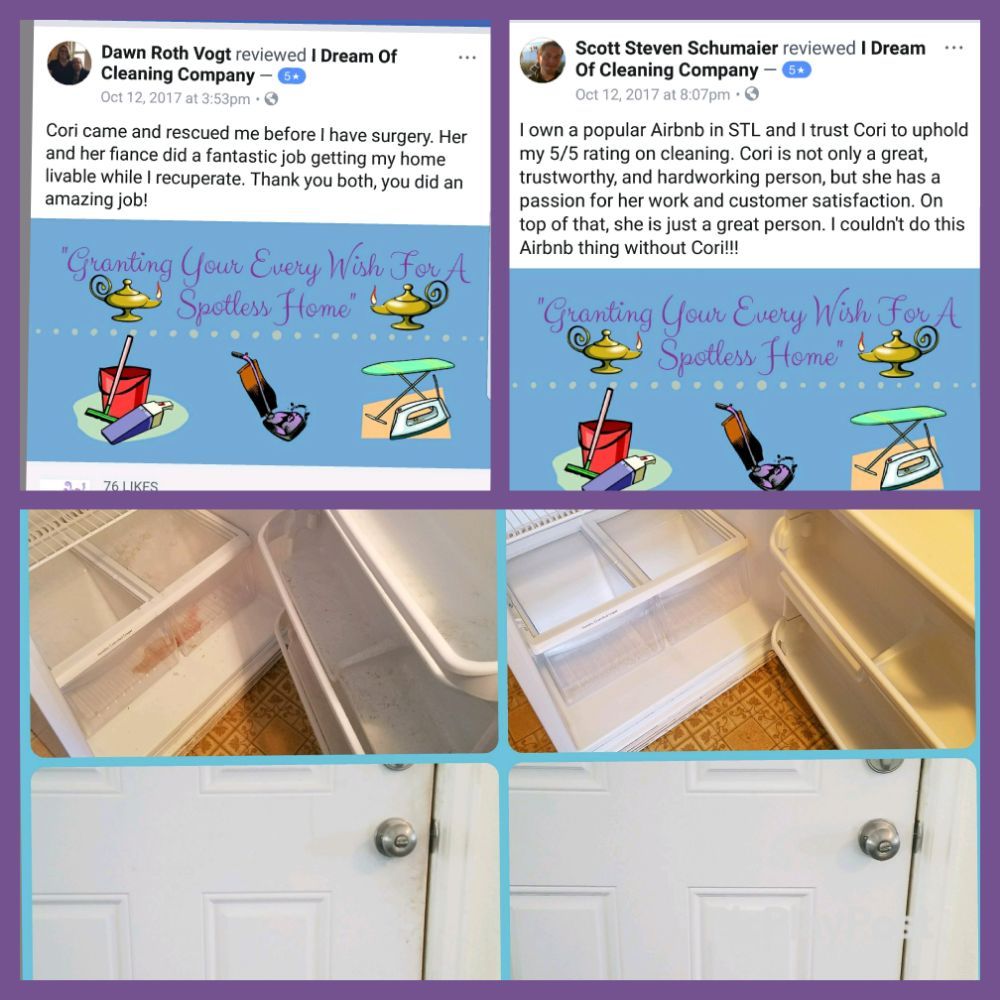 I DREAM OF CLEANING COMPANY Updated September 2024 5621 Maeystown Rd, Waterloo, Illinois