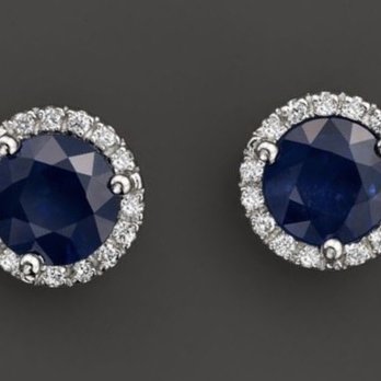 David's Fine Jewelry - Diamond / sapphire earrings - Jewelry Near Me - Los Angeles, California David's Fine Jewelry - Diamond / sapphire earrings - Jewelry Near Me - Los Angeles, California